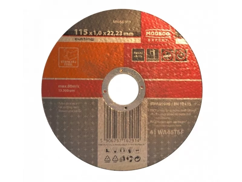 Extravékony vágótárcsa rozsdamentes acélhoz 125x1x22 mm