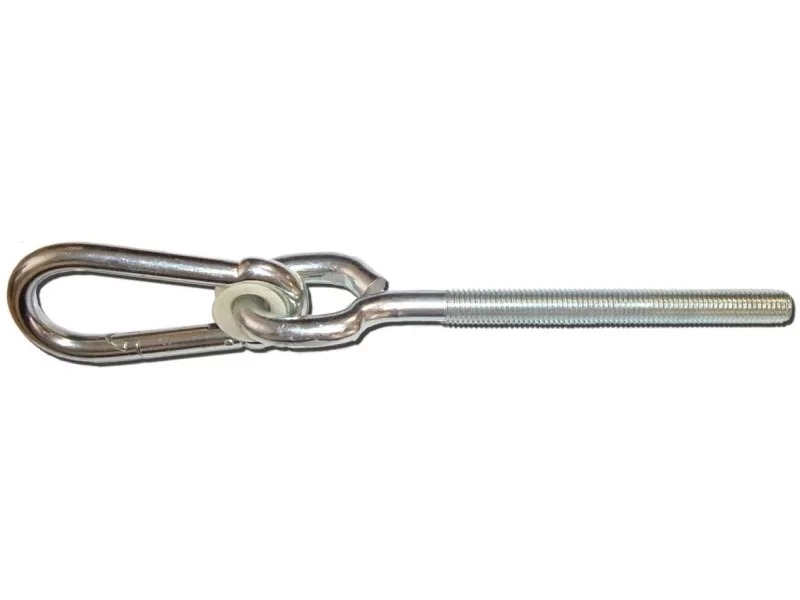 M12x190 mm-es metrikus hintakampó+10x100 mm-es karabiner (10db/csomag)