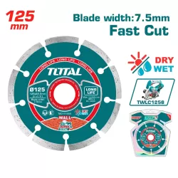 Gyémánttárcsa 125mm / INDUSTRIAL