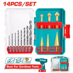 14 darabos fúrókészlet / INDUSTRIAL