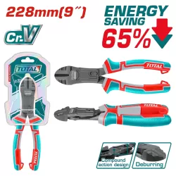 Nagy áttételű oldalcsípő fogó 228mm/ -65%energia/ INDUSTRIAL