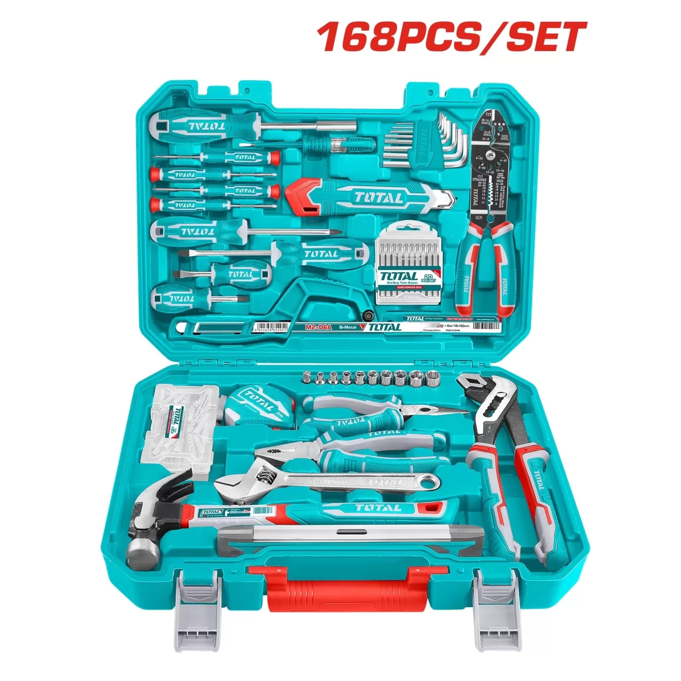 168 db kéziszerszám készlet