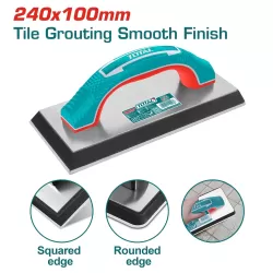 Gumi simítóval 240mm x100mm /INDUSTRIAL