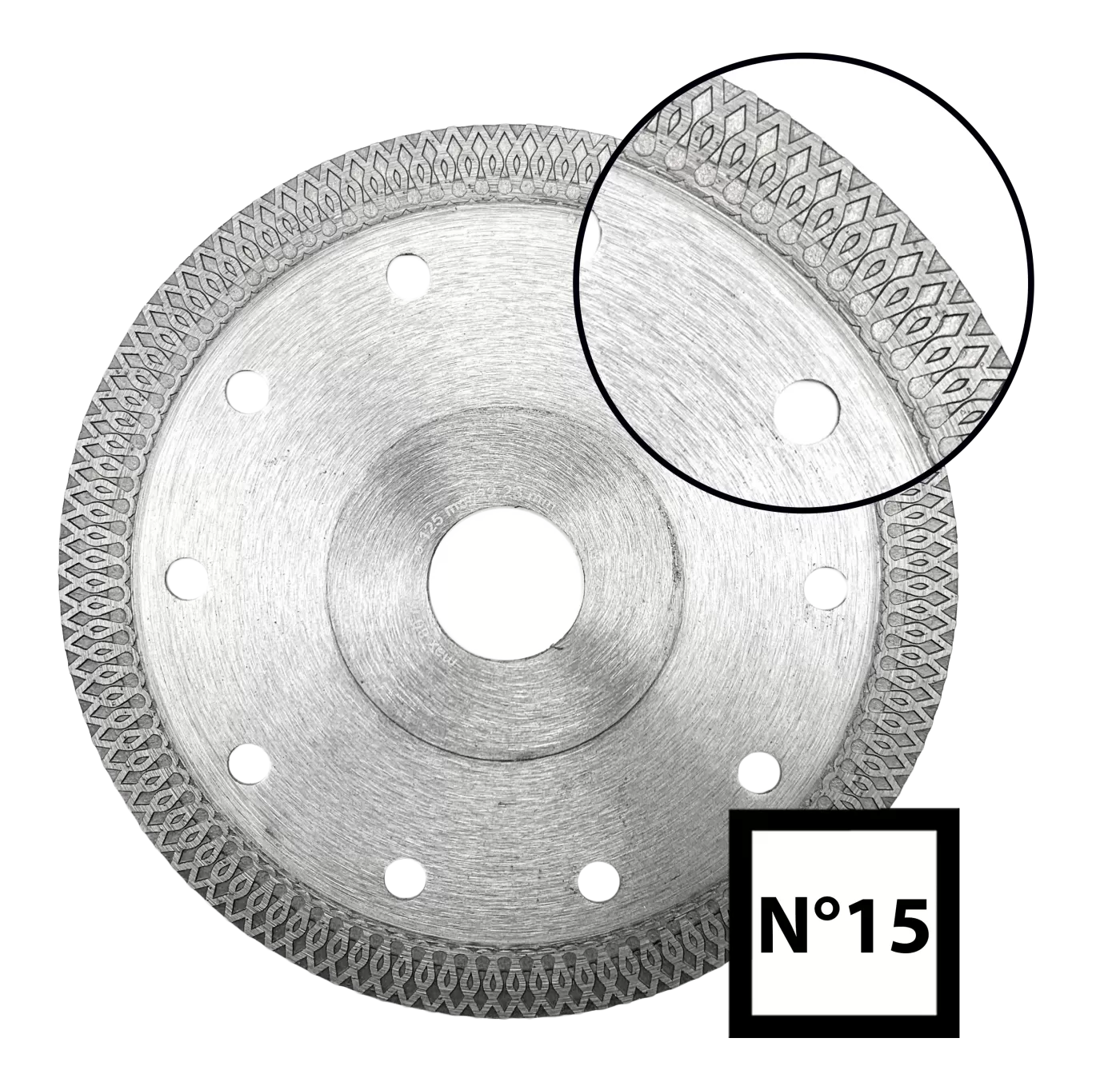 GYÉMÁNTTÁRCSA CSEMPEVÁGÓ 125x1.3x22.23