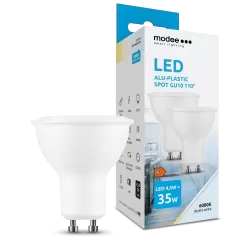 Modee Lighting LED Izzó Spot Alu-Plastic 4,5W GU10 110° 6000K (400 lumen) ERP B2