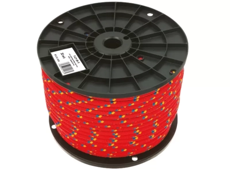 6 mm-es műanyag (polipropylen) kötél 200 m/orsó (terhelhetőség:268 kg)