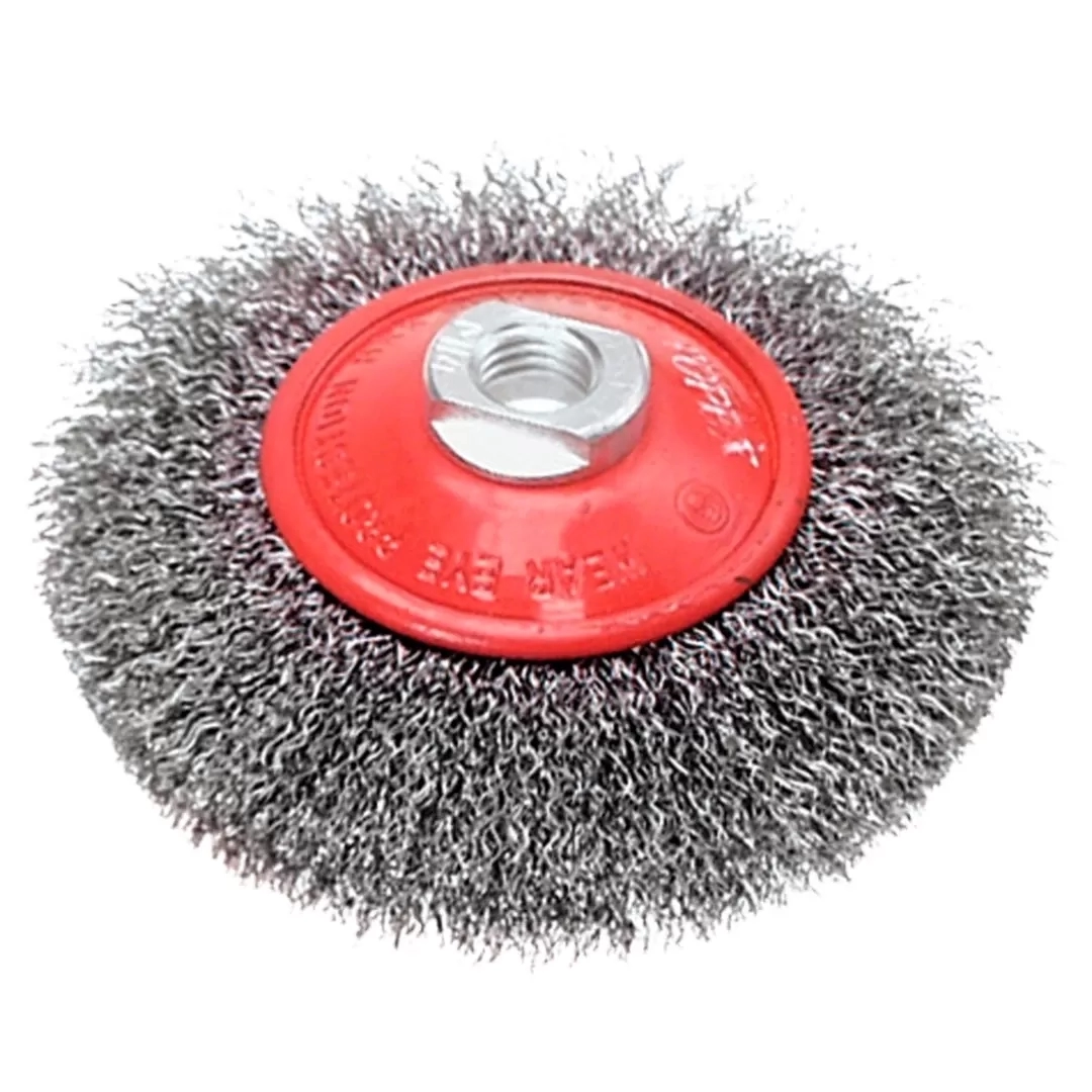 Drótkorong, tányérkefe hullmos 115mm M14, VERTO