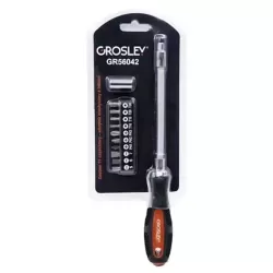 GROSLEY rugalmas csavarhúzó bitkészlettel 11 részes