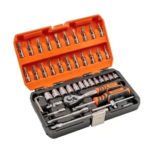 GROSLEY 48 részes dugókulcs és bitkészlet 1/4″