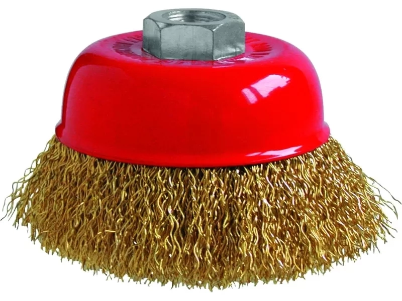 MN-69-165 Hullámos fazékkefe 100/.035xM14 rezezett acél