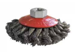 MN-69-121 Csavart tányérkefe 100/0.5xM14 acél