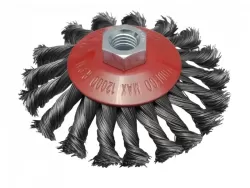 MN-69-122 Csavart tányérkefe 150/0.5xM14 acél