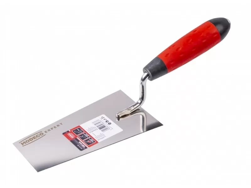 MN-74-197 Kőműves kanál trapéz alakú, fém végű nyéllel 140mm EXPERT