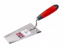 MN-74-197 Kőműves kanál trapéz alakú, fém végű nyéllel 140mm EXPERT