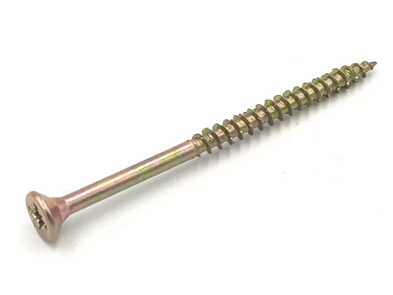 6x110/70 Sárga horganyzott faforgácslap csavar 3 speciális vágóéllel