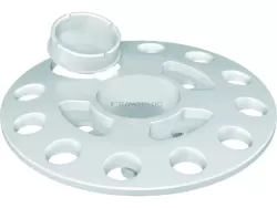 Szigetelésrögz. tányér fa- és fémszerk.hez átm. 60 mm