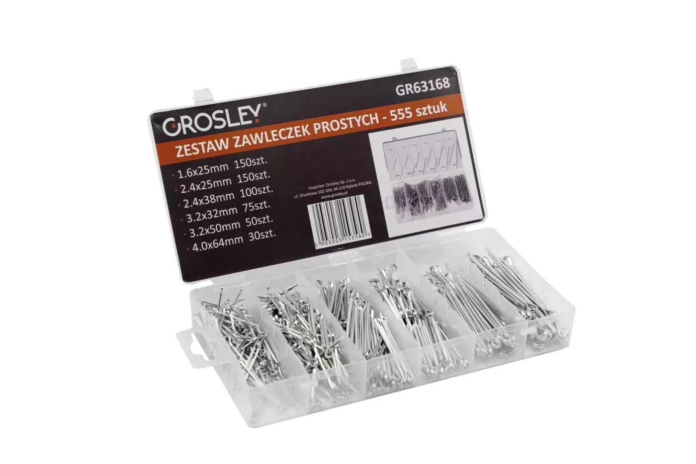 GROSLEY Sasszeg készlet – 555 db