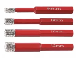 MN-76-310 Gyémánt koronafúró hatlapú szárral, átm.: 10 mm