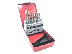 HCSM2K-19 ANDRILL  Hengeresszárú csigafúró köszörült készlet HSSM2 19 db.-os (1-10 mm)