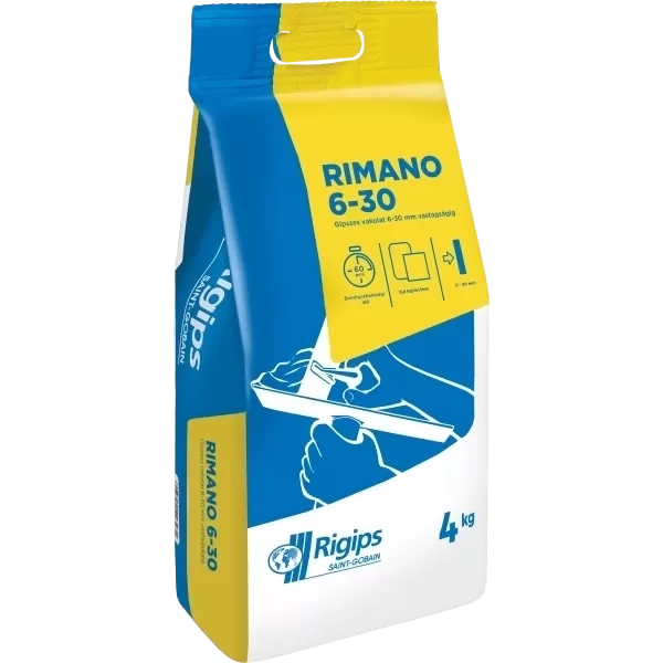 Rigips Rimano 6-30 gipszes kézivakolat 4kg/zsák