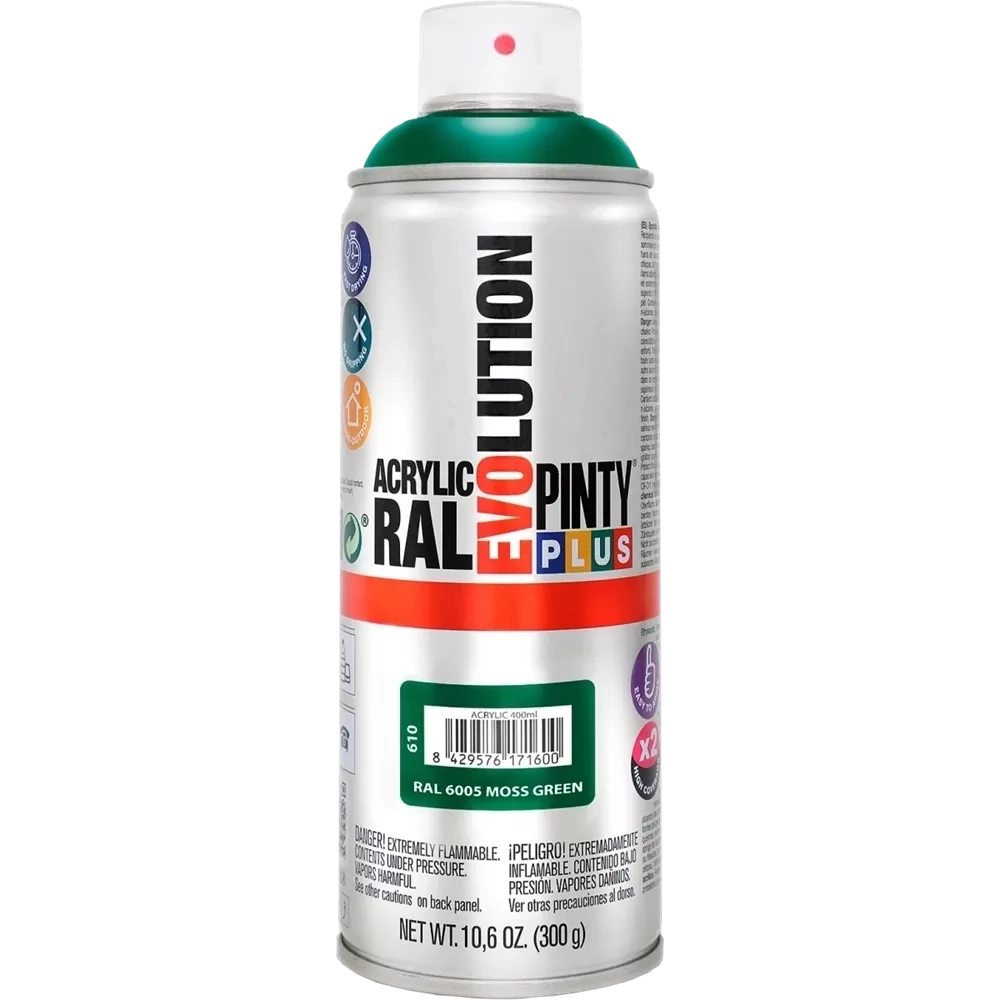 Pinty Plus Evolution akril RAL6005 MOHAZÖLD 400ml