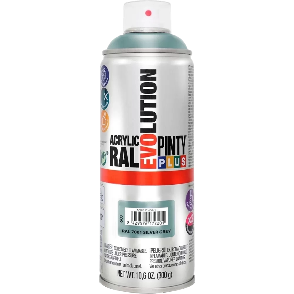 Pinty Plus Evolution akril RAL7001 EZÜSTSZÜRKE 400ml