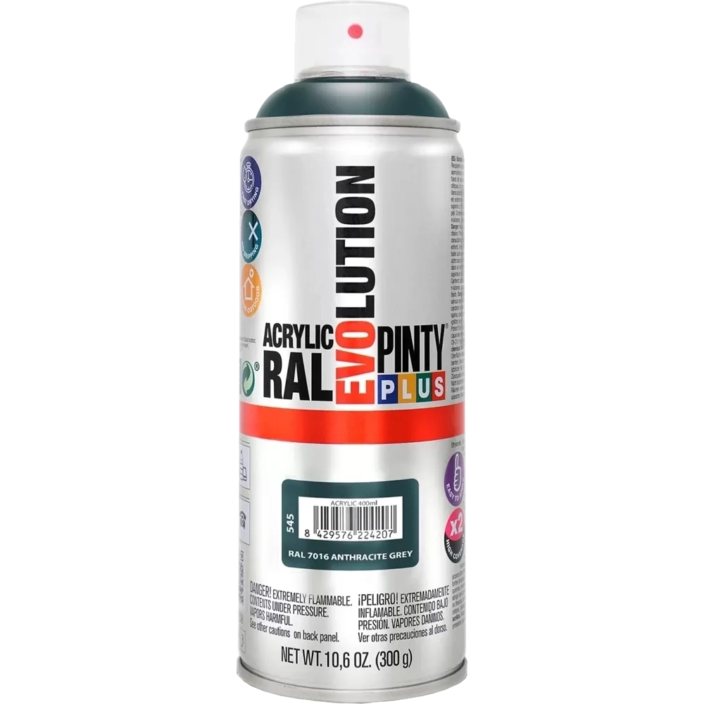 Pinty Plus Evolution akril RAL7016 ANTRACIT SZÜRKE 400ml