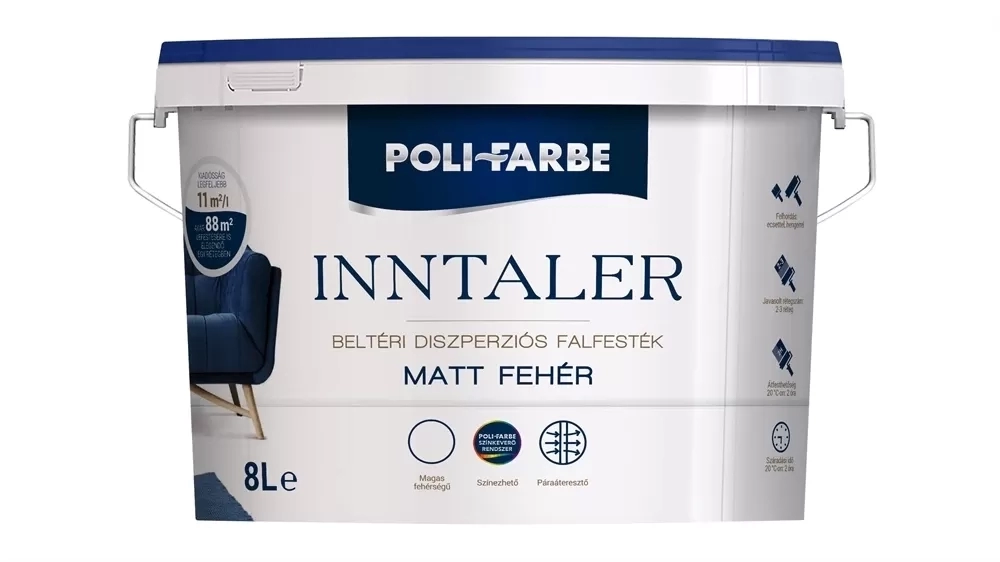 Poli-Farbe Inntaler beltéri falfesték 8L