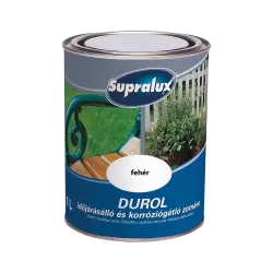 Supralux Durol időjárásálló zománc FEHÉR 2,5L