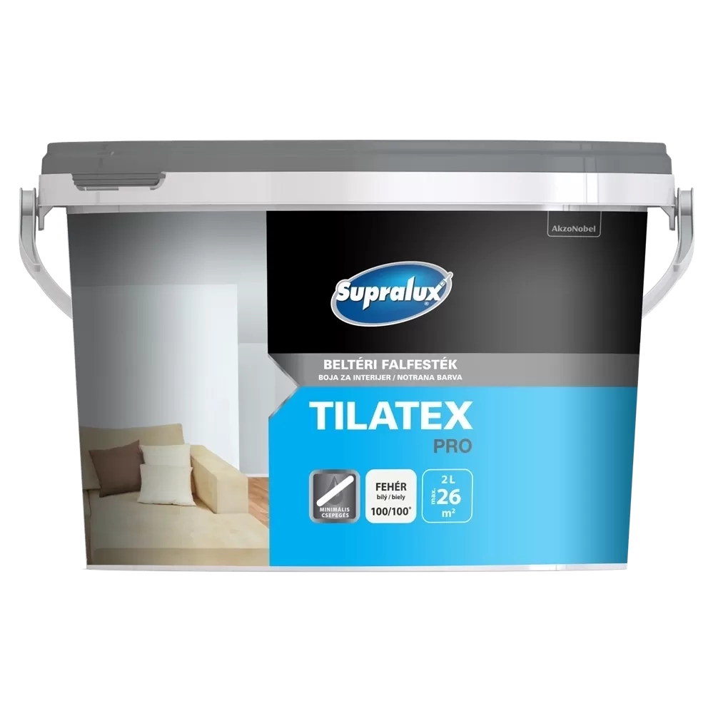 Supralux Tilatex Pro beltéri falfesték fehér 2L