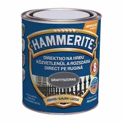 Hammerite fémfesték fényes GRAFITSZÜRKE 750ml