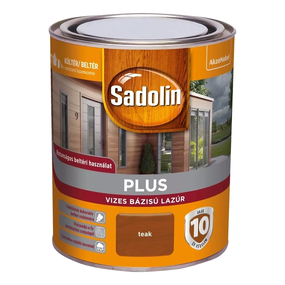 Sadolin Plus vizes vastaglazúr TEAK 750ml