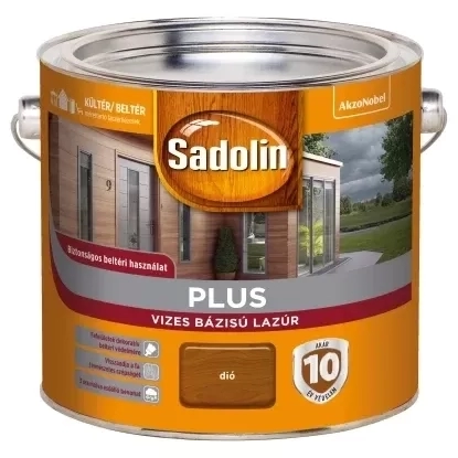 Sadolin Plus vizes vastaglazúr DIÓ 2,5L