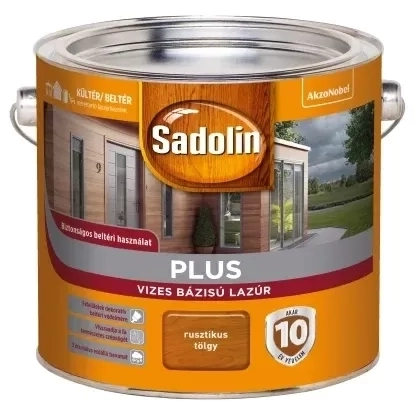 Sadolin Plus vizes vastaglazúr RUSZTIKUS TÖLGY 2,5L